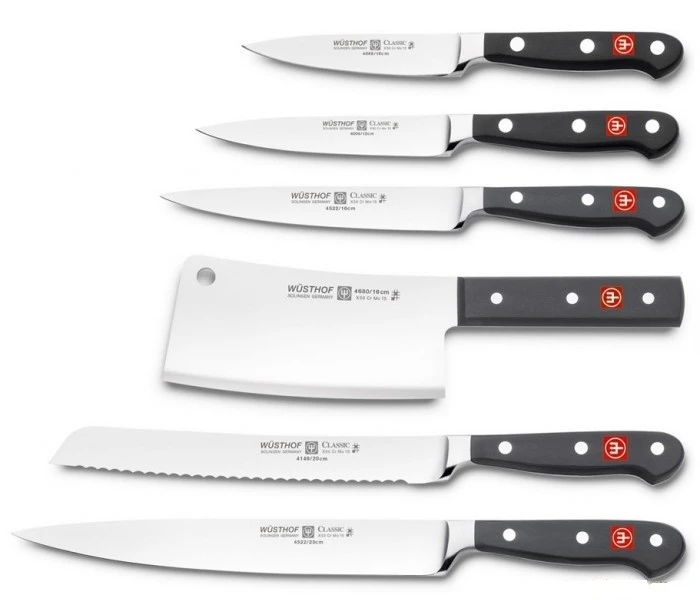 WUSTHOF Classic 12-piece Knife Block Set - Black Anthracite Block 3 WUSTHOF Classic 12-piece Knife Block Set - Black Anthracite Block - Image 3