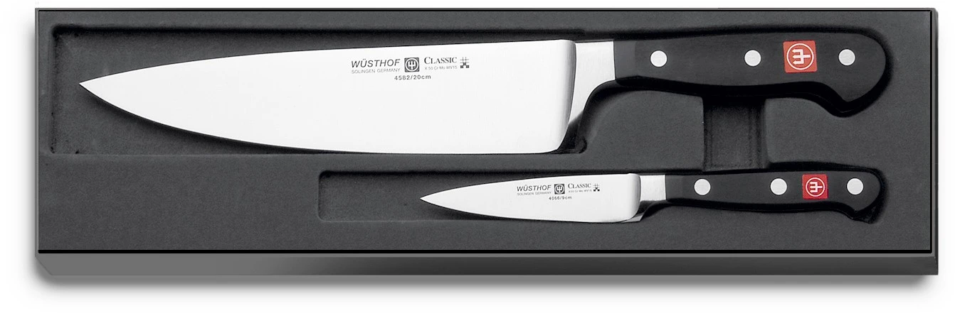 Wusthof Classic 2-piece Knife Set With 1 Chef Knife And 1 Paring Knife 1 Wusthof Classic 2-piece Knife Set With 1 Chef Knife And 1 Paring Knife