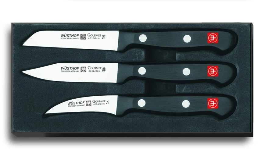 Wusthof Gourmet 3-piece Vegetable Knife Set 1 Wusthof Gourmet 3-piece Vegetable Knife Set
