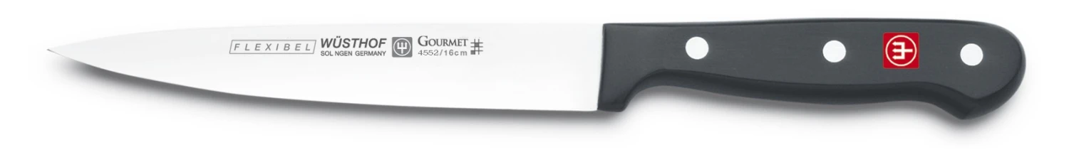 Wusthof Gourmet Filleting Knife Flexible Blade 16cm 1 Wusthof Gourmet Filleting Knife Flexible Blade 16cm