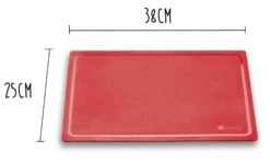 Wusthof Red Plastic Cutting Board 38 X 25cm