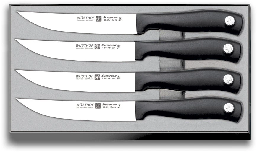 Wusthof Silverpoint 4-piece Steak Knife Set 1 Wusthof Silverpoint 4-piece Steak Knife Set